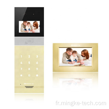 Appartement Smart Door Door Door Téléphone Vidéo Interphone Système